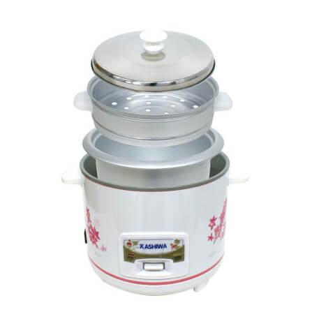 หม้อหุงข้าว KASHIWA รุ่น RC-1805 ขนาด 1.8 ลิตร สีขาว_5
